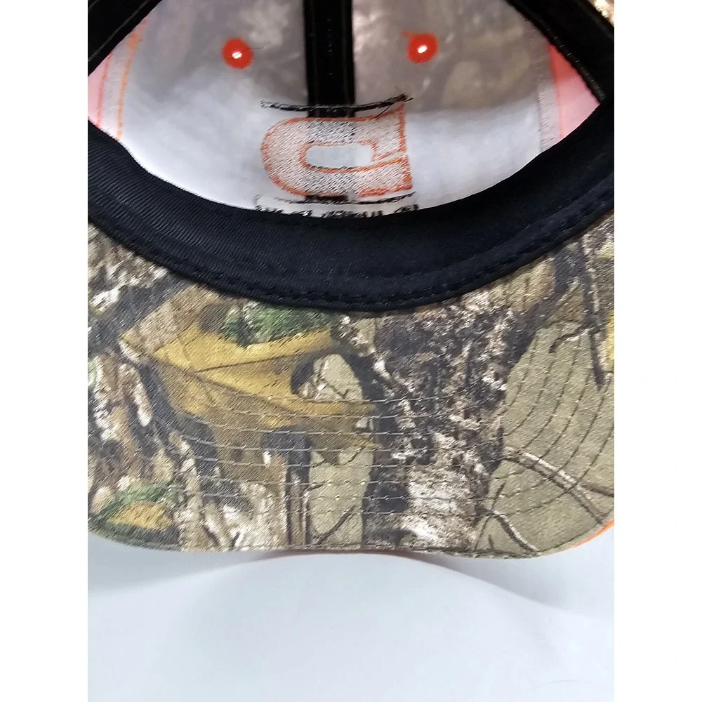 Realtree Durex Camo‎ Blaze Orange Strap Adjustable Strap Hat Cap NWT